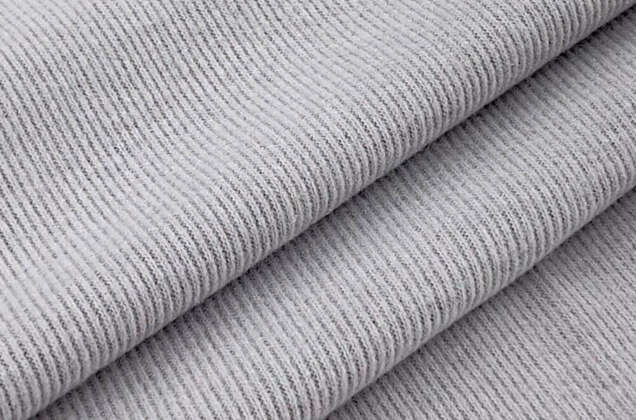 Трикотаж с вискозой ворсовый, дымчато-серый (310) 3
