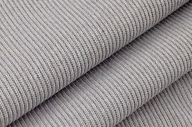 Трикотаж с вискозой ворсовый, дымчато-серый (310) 4