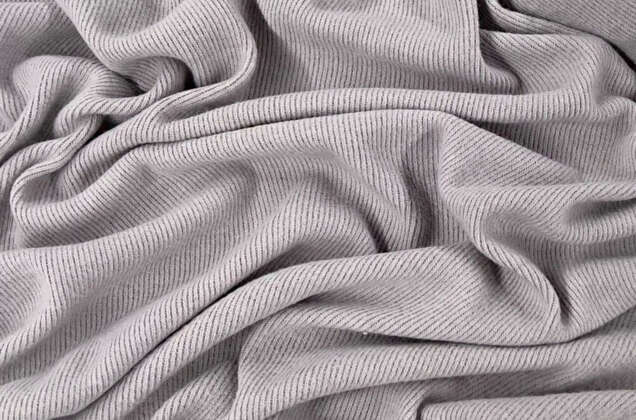 Трикотаж с вискозой ворсовый, дымчато-серый (310) 6