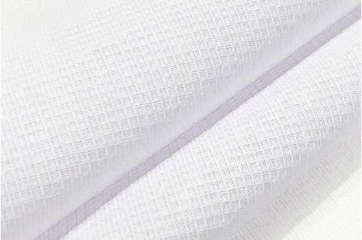 Вафельное полотно мелкая клетка, иссиня-белое, 150 см