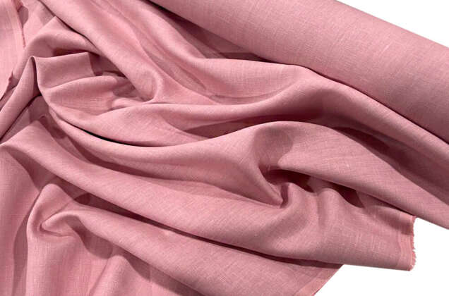 Лен костюмный 09С52 (561), розовый 1