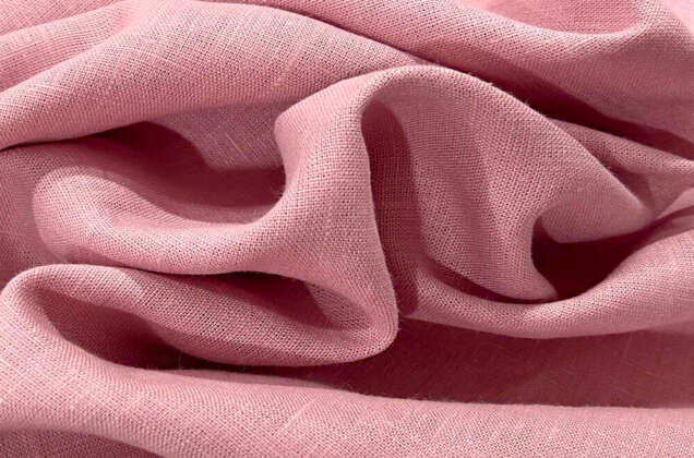 Лен костюмный 09С52 (561), розовый 2