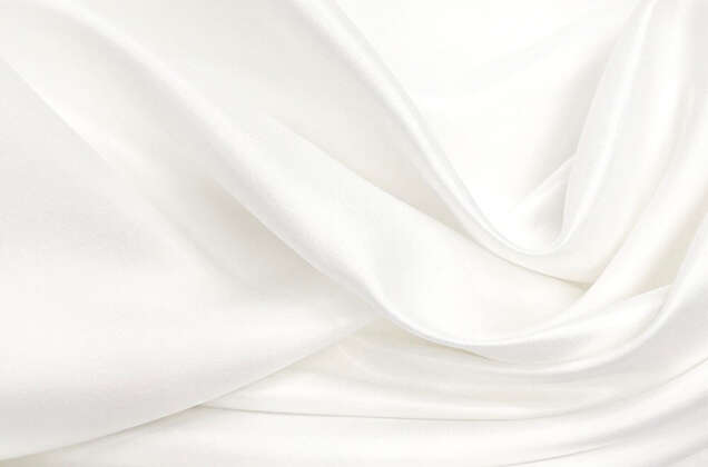 Свадебный сатин матовый AKSOY, молоко, 320 см, Турция 1