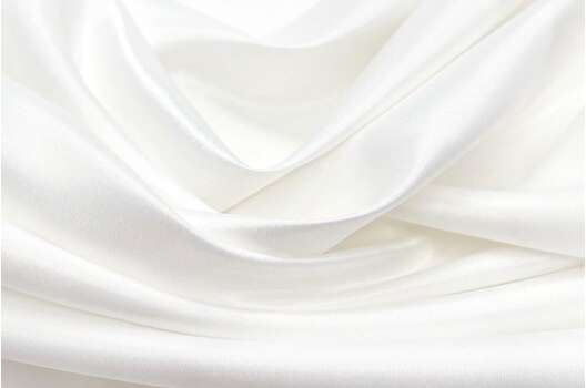 Свадебный сатин матовый AKSOY, молоко, 320 см, Турция