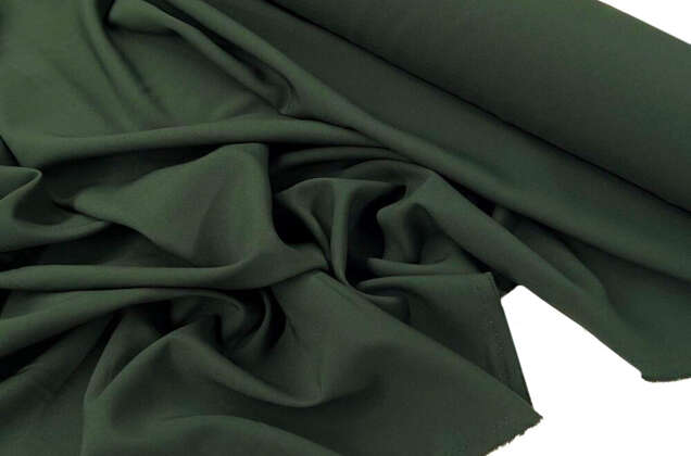 Габардин Фуа [Fuhua] темно-зеленый, арт.327М