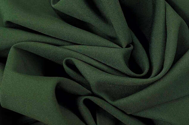 Габардин Фуа [Fuhua] темно-зеленый, арт.327М 2
