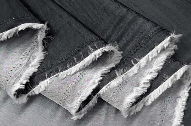 Подкладка атласная с вискозой (S134/34), черно-серебристая 3