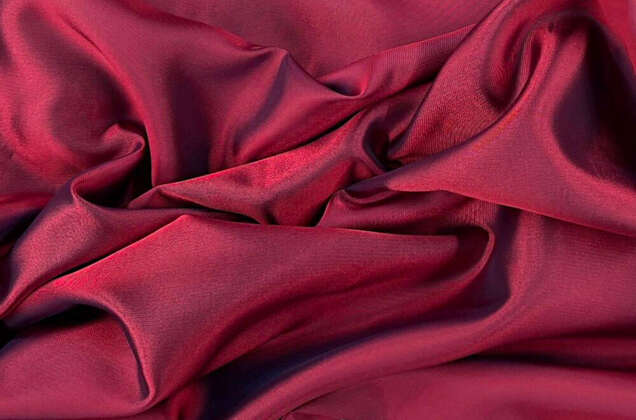 Подкладка атласная с вискозой (S134/purple), темно-фиолетовая с бордовым 1