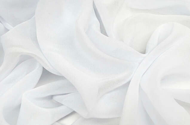 Шифон light, белый