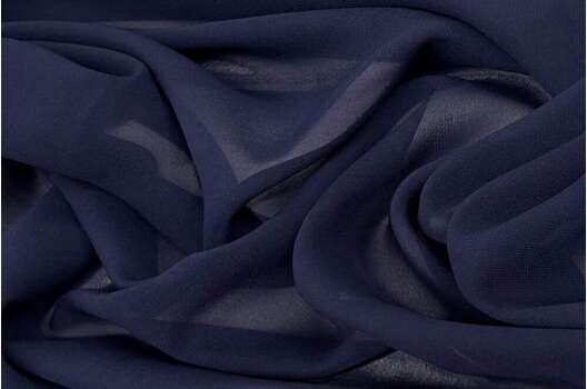 Шифон light, темно-синий