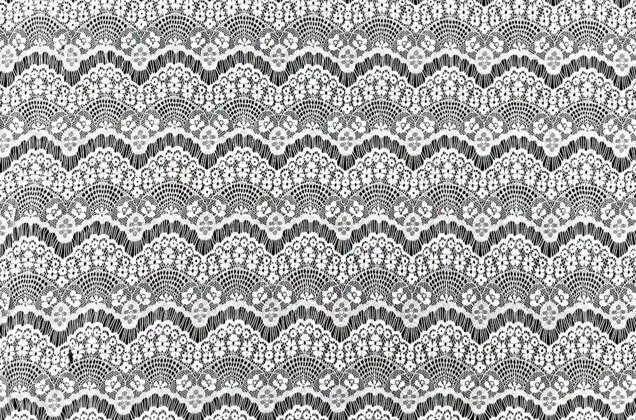 Гипюр Реснички, белый 1