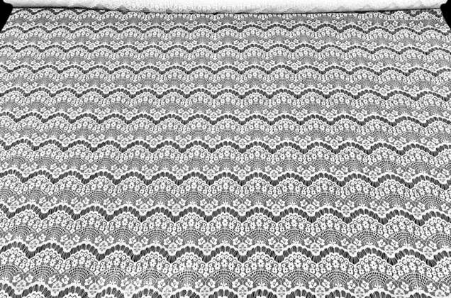 Гипюр Реснички, белый 3