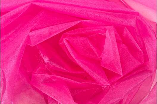 Органза металлик, маджента