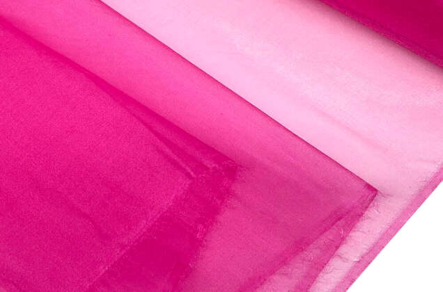 Органза металлик, маджента 2