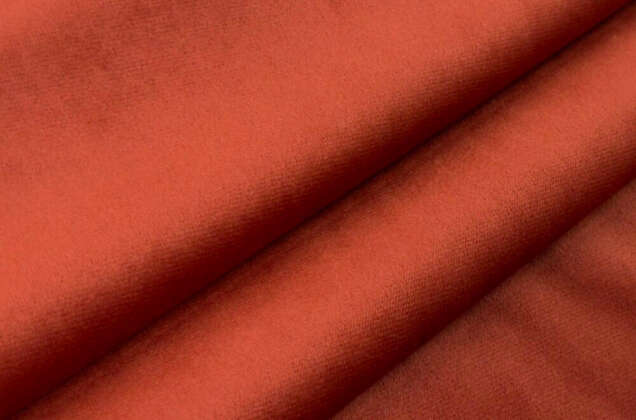 Мебельный бархат M357, терракот (001), 150 см 2