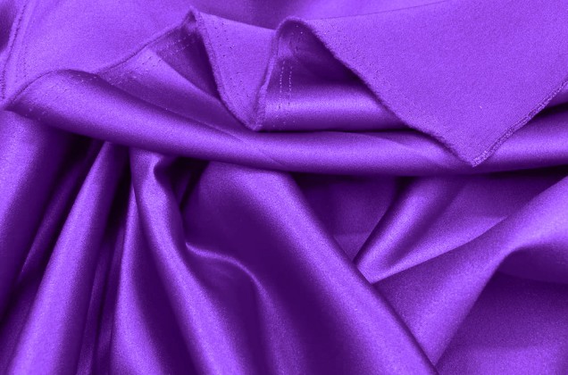 Свадебный сатин, фиолетовый 1