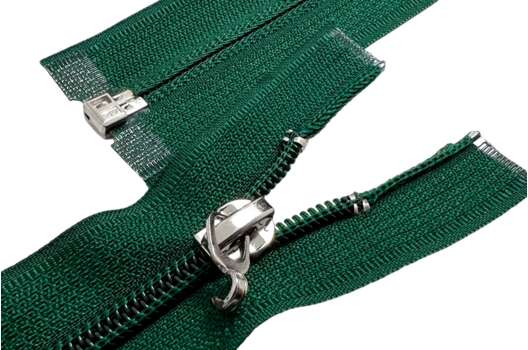 Молния спиральная, 80 см, тип 5, разъемная, цвет 273 (изумруд)