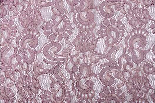 Кружевное полотно с глиттером, пудра