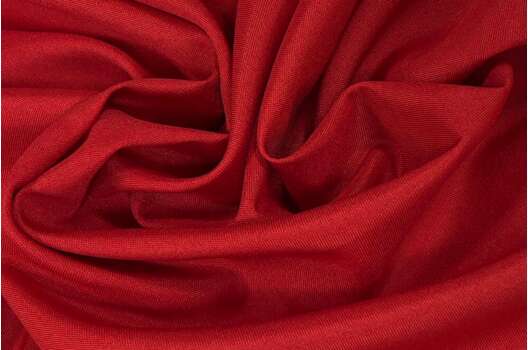 Габардин простой, красный (011)