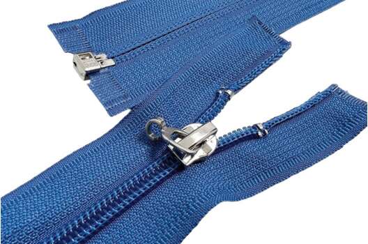 Молния спиральная, 80 см, тип 5, разъемная, цвет 218 (деним)