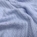 Хлопок Пике косичка 235 см цвет: голубой