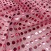 Пайеточная ткань Копейка цвет: розовый