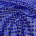 Пайеточная ткань Копейка цвет: синий