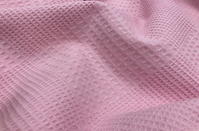 Вафельное полотно розовое 4048 1
