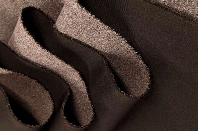 Неопрен с хлопком, меланж серо-коричневый 4