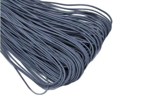 Резинка шляпная 3 мм, темно-серая (321)