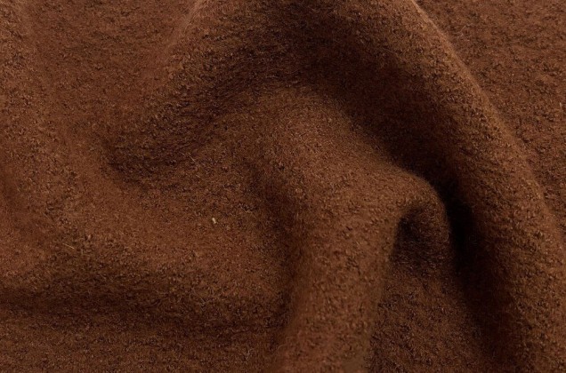 Пальтовая ткань Лоден, коричневый 1