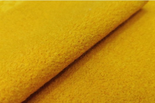Пальтовая ткань, желтая (ОСТАТОК)
