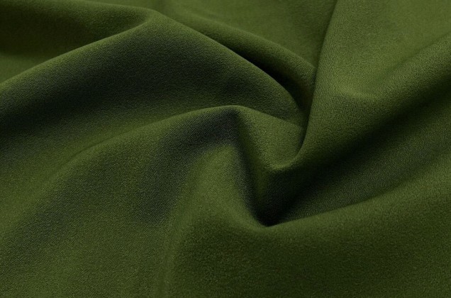 Костюмная ткань Анжелика, травяной 1