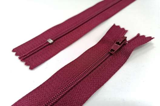 Молния брючная, 18 см, цвет фуксия