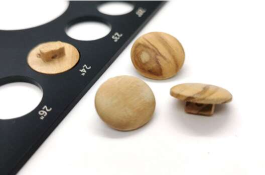 Пуговица деревянная на ножке, 15 мм, Д-14