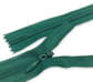 Молния потайная, 60 см цвет: зеленый