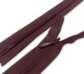 Молния потайная, 60 см цвет: бордовый