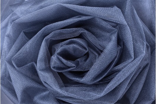 Фатин Kristal, синий пепел, 300 см., арт. 73