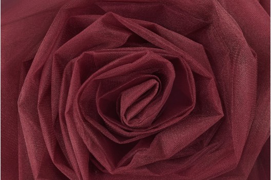 Фатин Kristal, темно-бордовый, 300 см., арт. 55