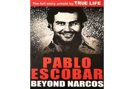 Термонаклейка Pablo Escobar 29х24 см (красный)