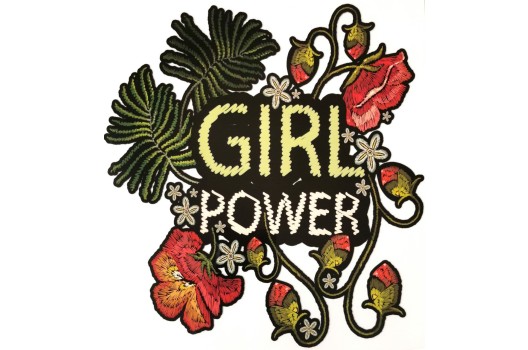 Термонаклейка Girl Power 22х20,5 см