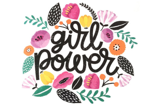 Термонаклейка Girl Power 22х25 см