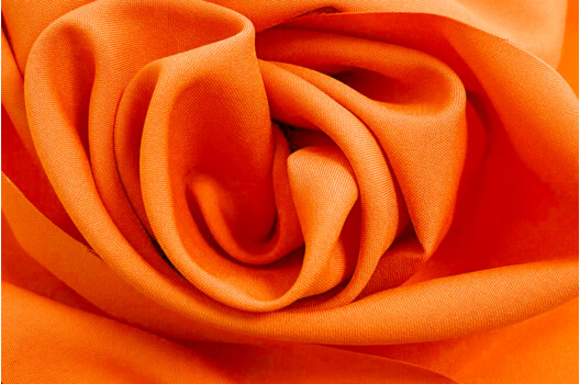 Габардин Фуа [Fuhua] оранжевый, цвет 158