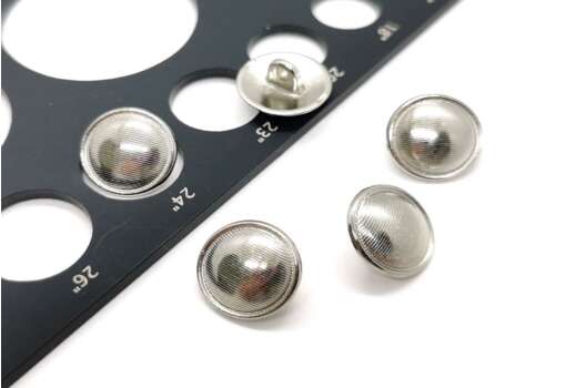 Пуговица металлическая на ножке, 15 мм, Ж-26