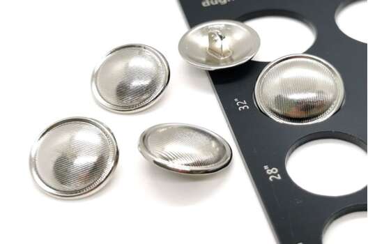 Пуговица металлическая на ножке, 20 мм, Ж-27