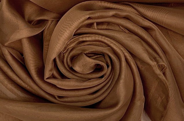 Вуаль, цвет шоколад