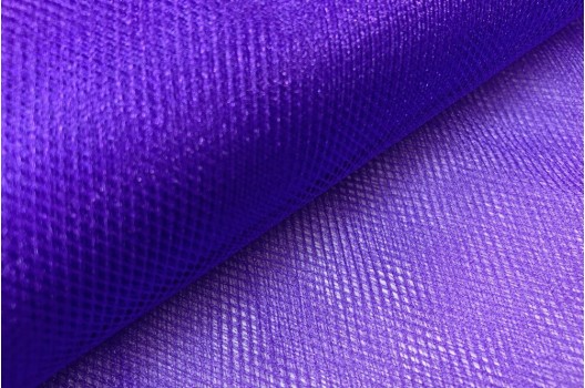Фатин средней жесткости фиолетовый цвета 150 см