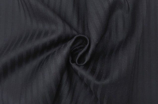 Костюмная ткань темно-синего цвета в полосочки, арт.14с41