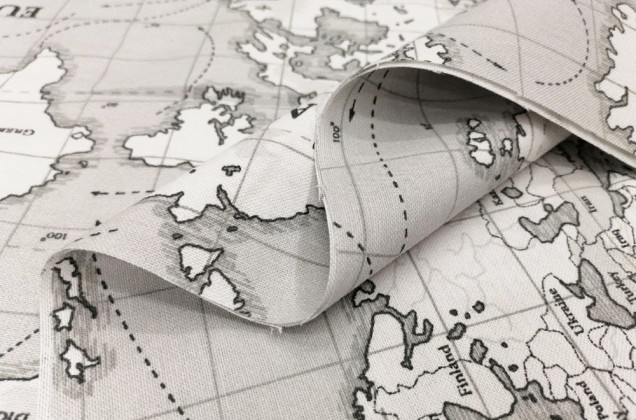 Дак (DUCK) Карта мира на сером фон - купить в интернет-магазине оптом и врозницу