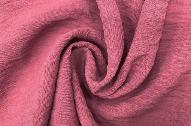 Креп Дабл крэш, цвет бархатной розы 1
